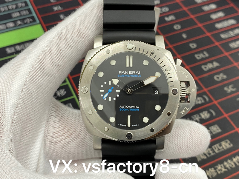 VS工廠沛納海pam1229潛行系列復(fù)刻表工藝細(xì)節(jié)深度解讀