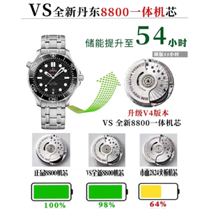 VS廠歐米茄黑面波浪紋海馬300米經(jīng)典款升級(jí)丹東8800一體機(jī)評(píng)測(cè)